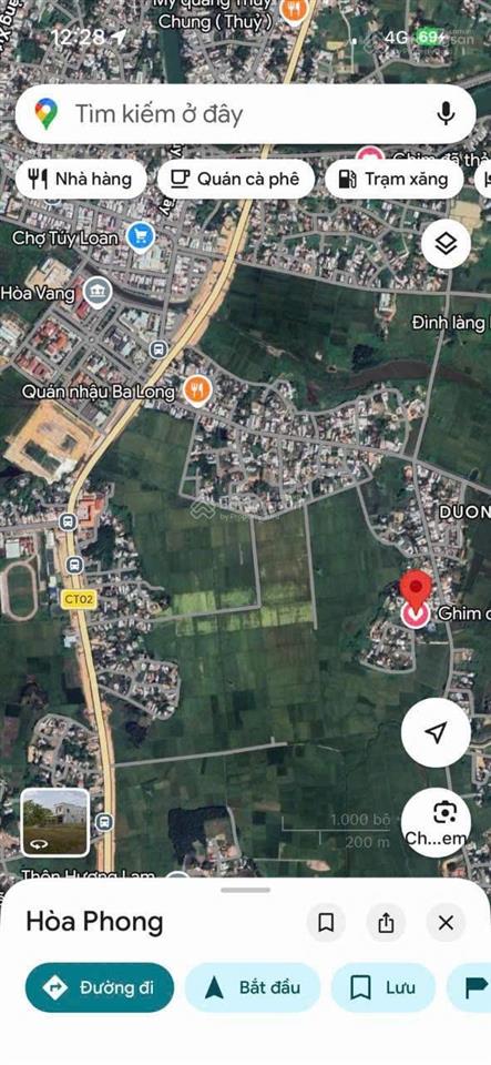 Mình chính chủ cần bán lô góc thôn cẩm toại đông , xã hòa phong, hòa vang, đà nẵng