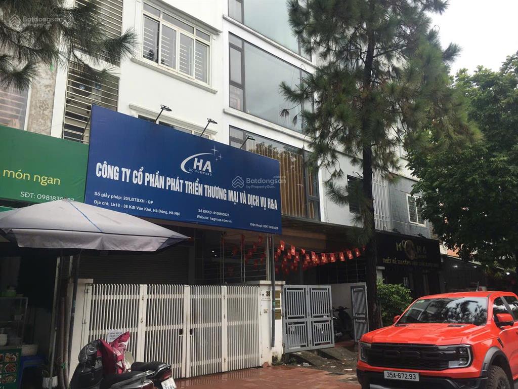 Bán liền kề kđt văn khê hà đông. vị trí kd đắc địa. giá nhỉnh 18 tỷ