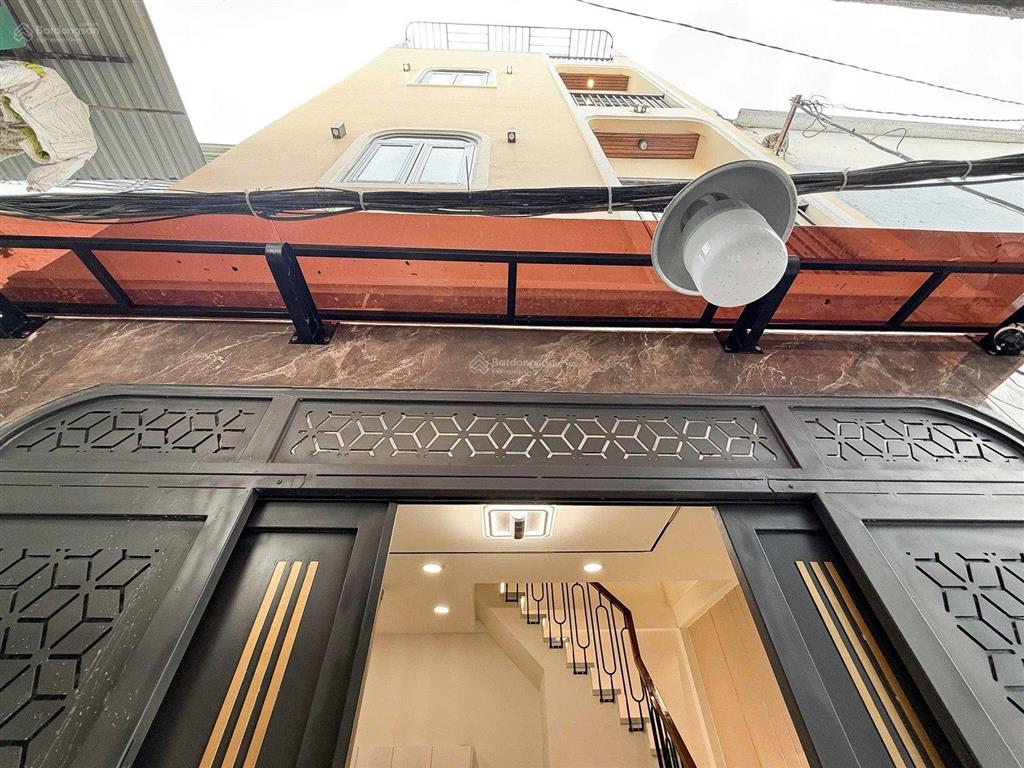 Siêu phẩm thích quảng đức  phú nhuận  19.4m2  4 tầng  hẻm ba gác sát hẻm xe hơi  5.45 tỷ