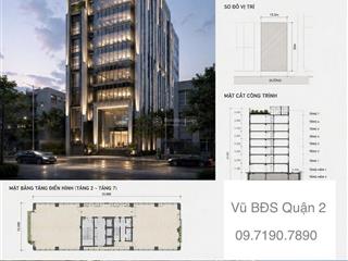 Tài sản mặt tiền quốc hương nối dài 538m2 rẻ nhất 125tỷ xây hầm 7 tầng dts 2200m2 thảo điền quận 2