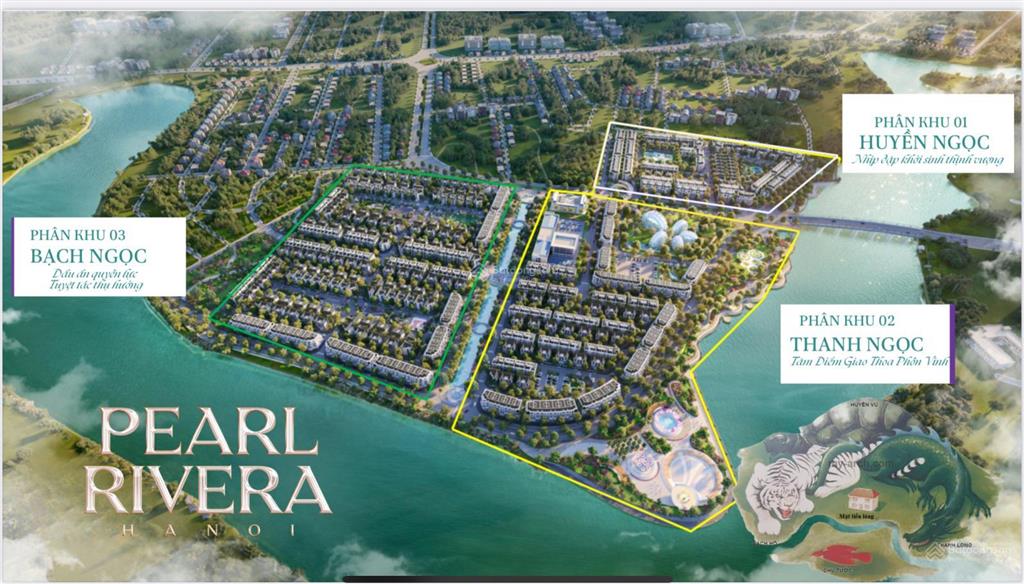 Nhận booking phân khu bạch ngọc dự án pearl rivera hà nội  làng hoa mê linh  sổ hồng 100%