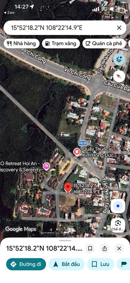 Siêu phẩm ! đất cẩm thanh tp. hội an k trânnhantong 100m ngan 5m giá chi 2t1