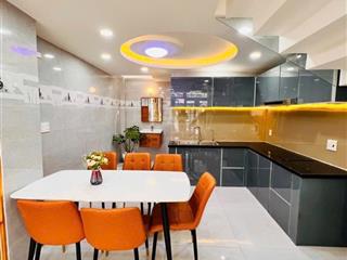 Mặt tiền gò vấp gần công viên làng hoa  68m2 vuông  5 tầng mới full nội thất  chỉ 8 tỷ 8 tl