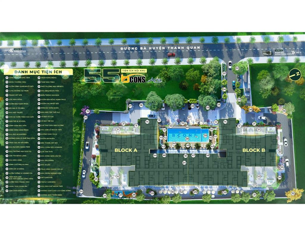 Căn hộ bcons aria giá tốt, nhận ngay 1,5 chỉ vàng