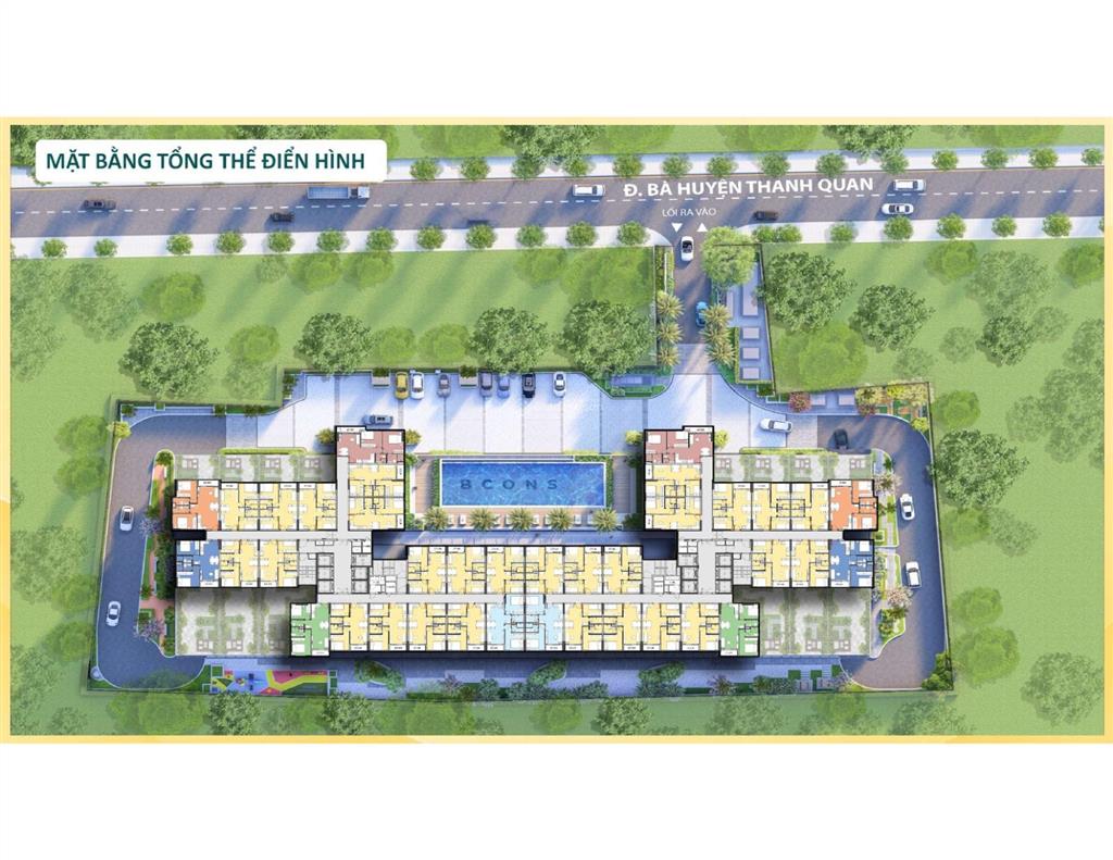 Căn hộ bcons aria giá tốt, nhận ngay 1,5 chỉ vàng