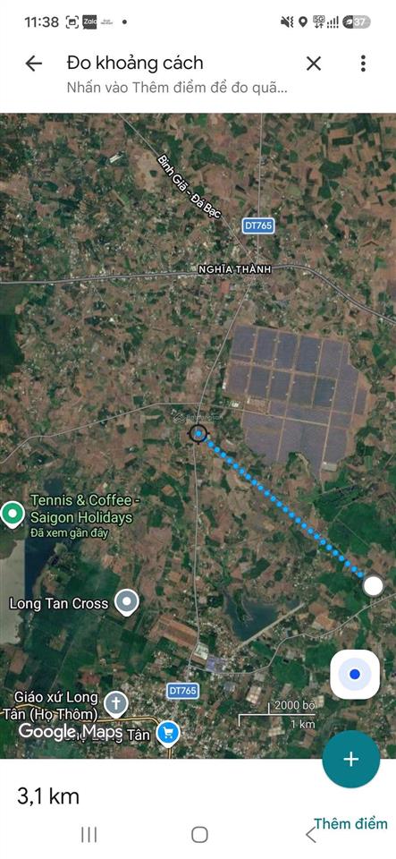 Bán đất tại thị trấn đất đỏ, 16 tỷ, 1149 m2, mặt tiền 18m thích hợp đầu tư xây dựng nhà xưởng
