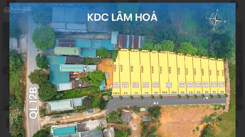 Hơn 400 triệu sở hữu lô đất 124m trở lên, full thổ cư