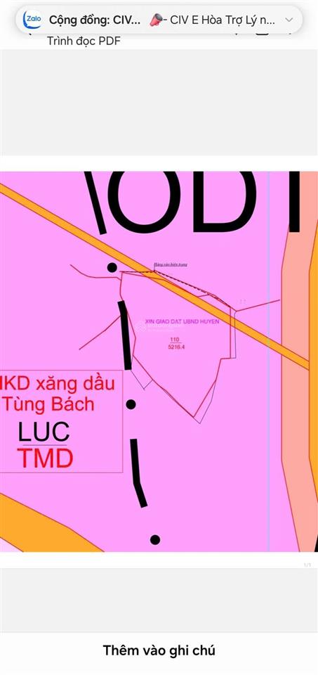 Quỹ đất 5216,4m2 chưa tới 2 triệu/m2, gần đường lớn đón sóng kcn