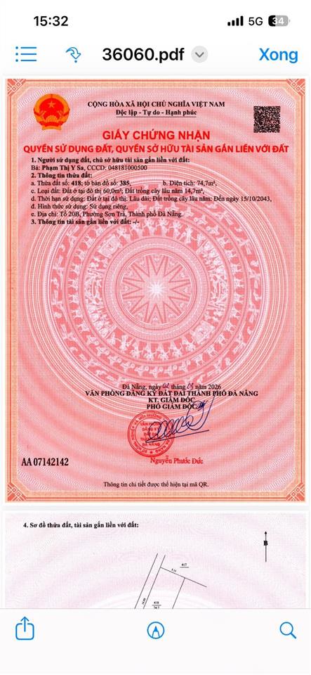 Bán lô đất 2 mặt kiệt trương định, bán lô biển mân thái, vị trí 2 mặt kiệt đường trương định