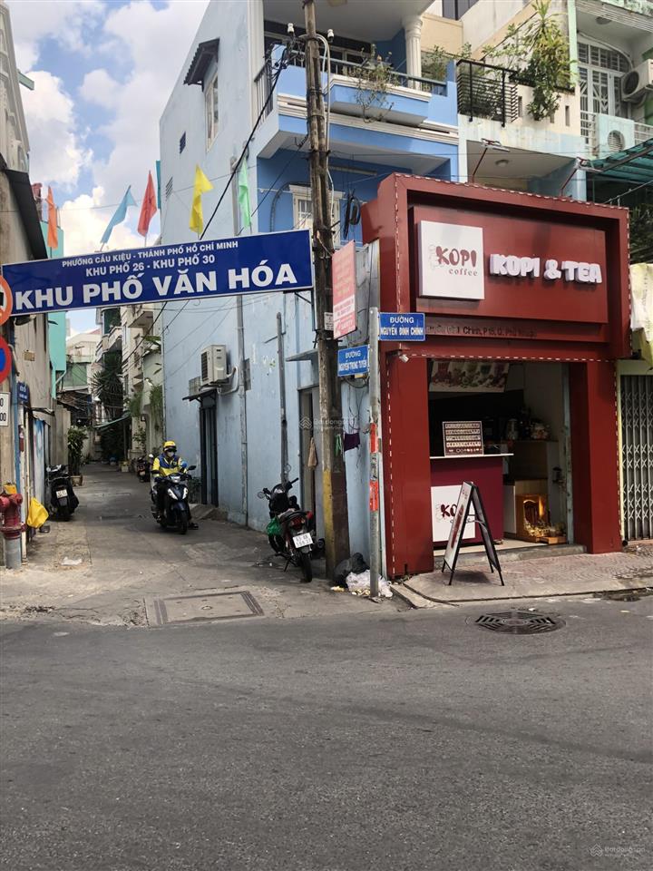 Sát mt nguyễn trọng tuyển hẻm trước 4m  40m2  5 tầng  4pn