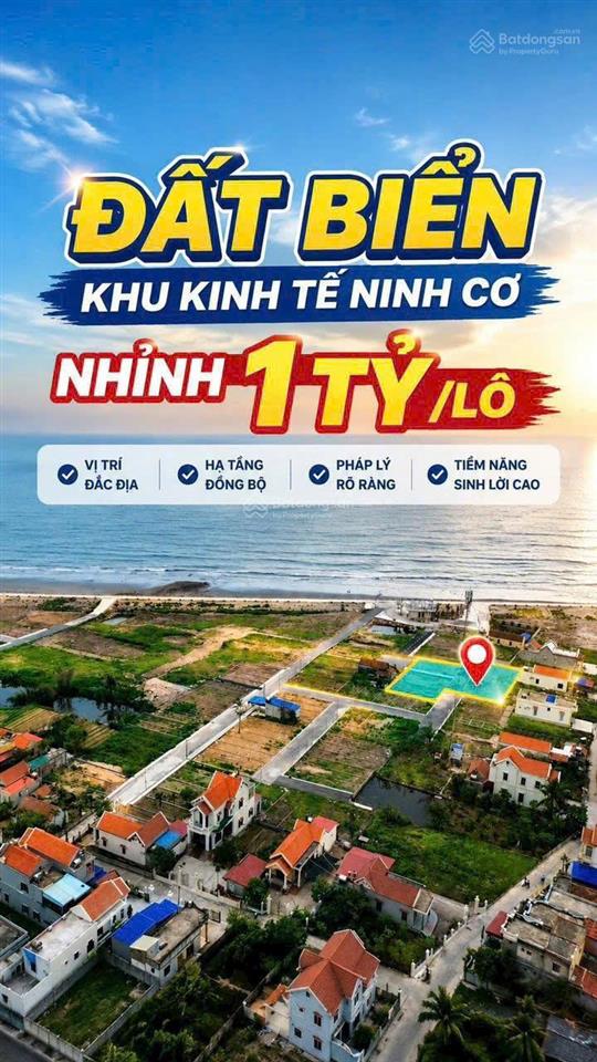 Khu đất mặt biển tọa lạc tại hải xuân, hải hậu, nam định, chỉ với 1,1 tỉ là có thể sở hữu