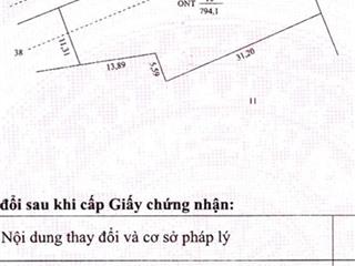 Cần bán 2,6ha 794m2 ont đất mặt tiền đường nhựa xã phú hòa