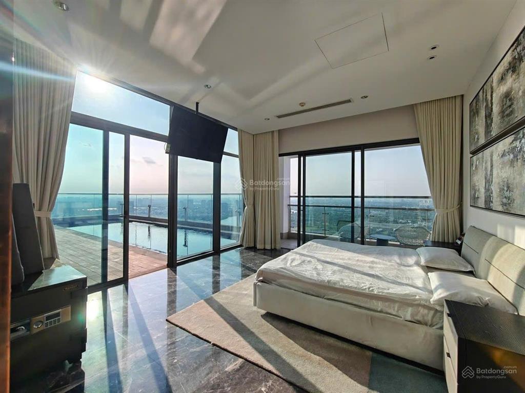 Cho thuê penthouse gateway quận 2, diện tích 584m2, view sông panorama, full nội thất, sân vườn