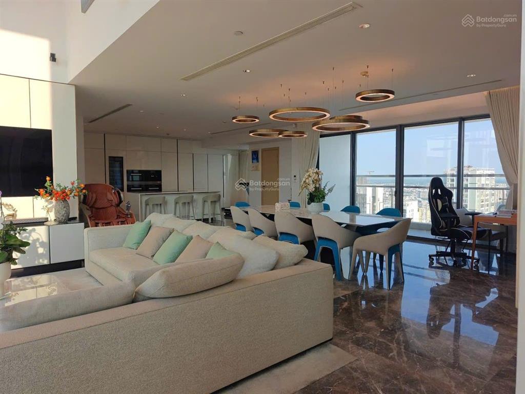 Cho thuê penthouse gateway quận 2, diện tích 584m2, view sông panorama, full nội thất, sân vườn
