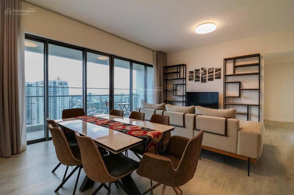Cho thuê căn hộ 4pn gateway thảo điền, diện tích lớn 142m2, view sông+city, full nội thất