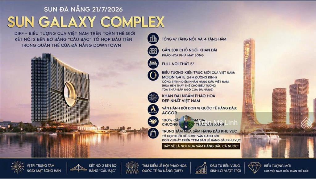 Sun group ra mắt tổ hợp đầu tiên trong quần thể dự án biểu tượng da nang downtown