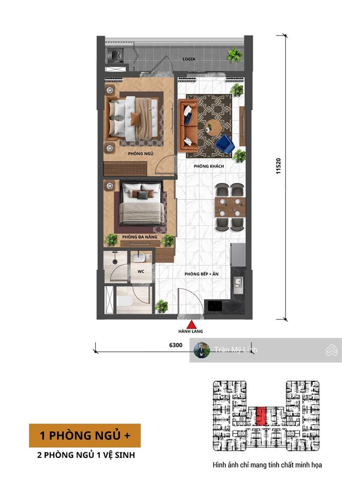 Ngoại giao căn hộ fours tower  chỉ 2.4 tỷ căn 2pn  61m2,  0905 956 ***