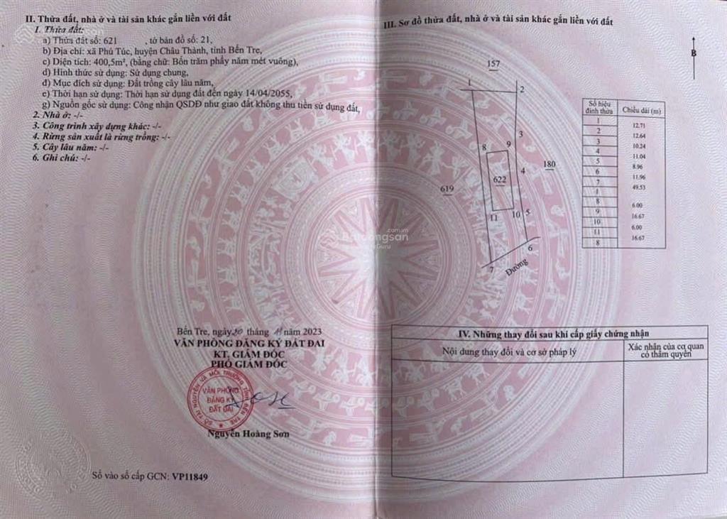 Bán gấp đất thổ cư tại phú túc, 2,7 tỷ, 500,8 m2