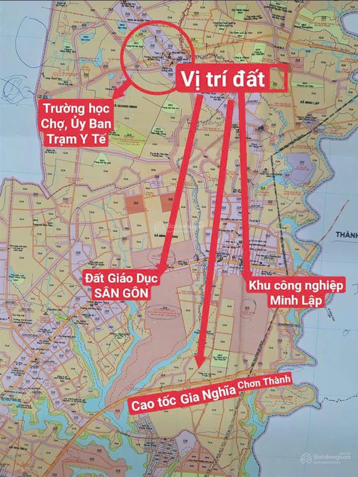 Bán đất tại xã minh lập, 515 triệu, 200 m2