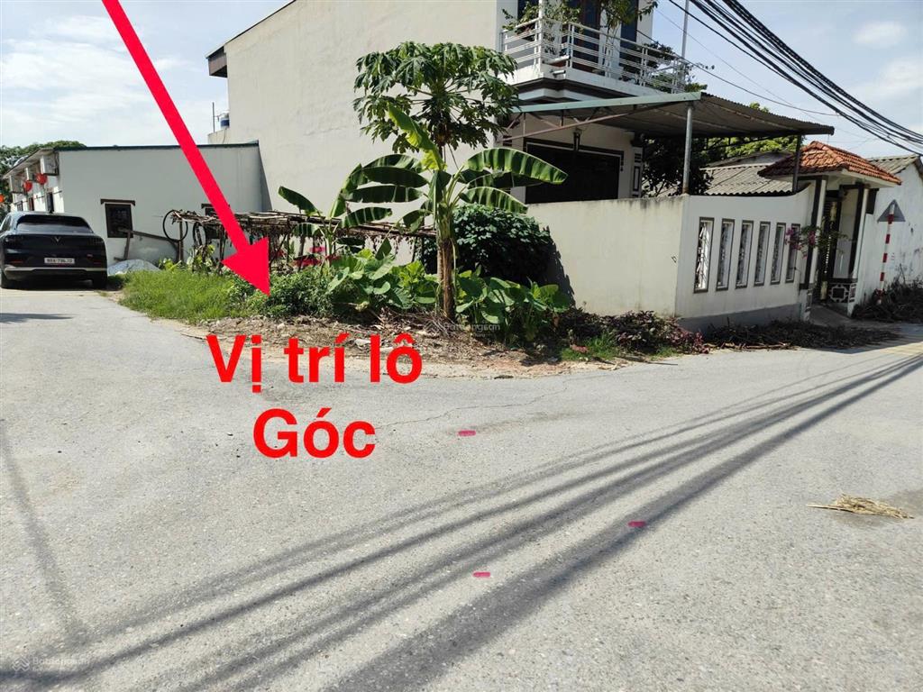 Bán gấp lô góc 2 mặt tiền lai sơn đồng tâm vĩnh yên dt94,8m mt6,6m kinh doanh đỉnh giá chỉ 1,9 tỷ