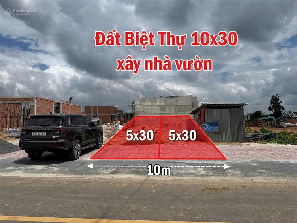 Đất nền 5x29m, sổ riêng, full thổ giáp bình dương