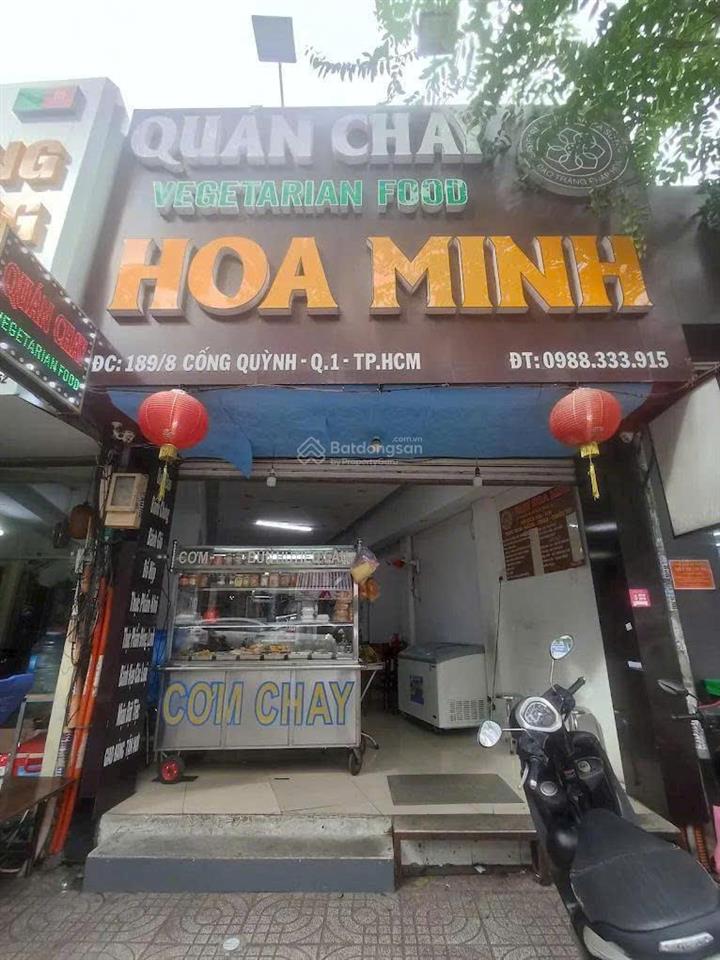 200m2 189 cống quỳnh 2 tầng tiện quán ăn siêu thị
