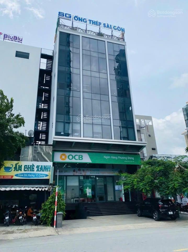 Tòa nhà mặt tiền hoành tráng ngang 10.5m  tạ hiện, tp thủ đức