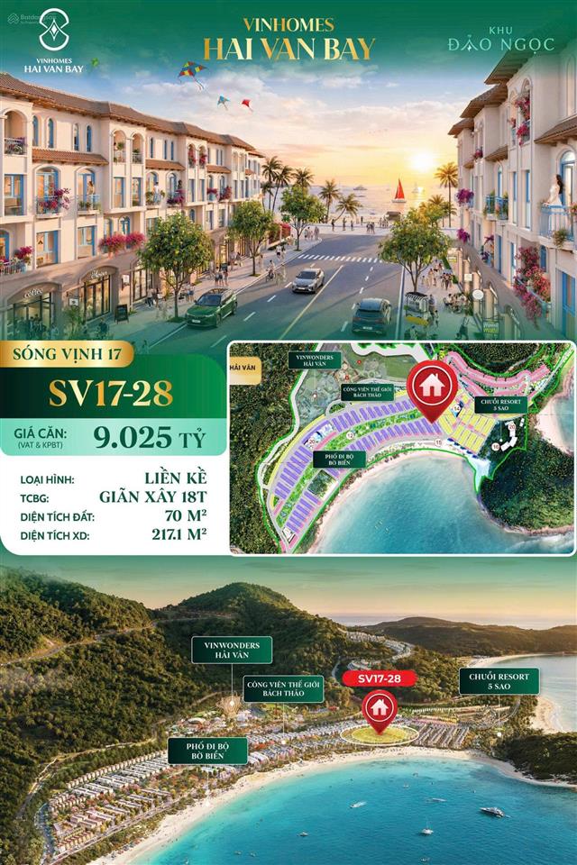 Đường sóng vịnh 17 lô 28 phân khu đảo ngọc của vinhomes hải vân bay