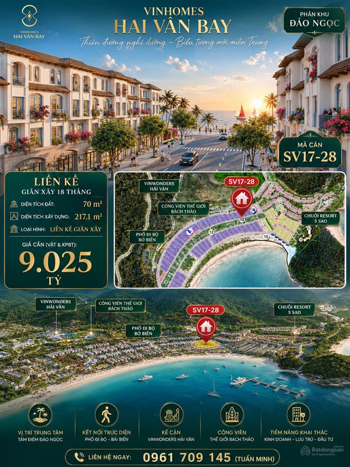 Đường sóng vịnh 17 lô 28 phân khu đảo ngọc của vinhomes hải vân bay