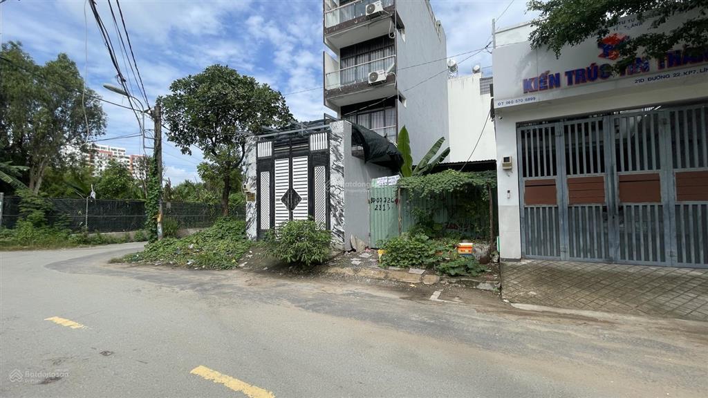 85,9m2 đất mặt tiền đường số 22 cách vành đai 2 150m, kế cc 4s linh đông giá chỉ 8,7 tỷ tl