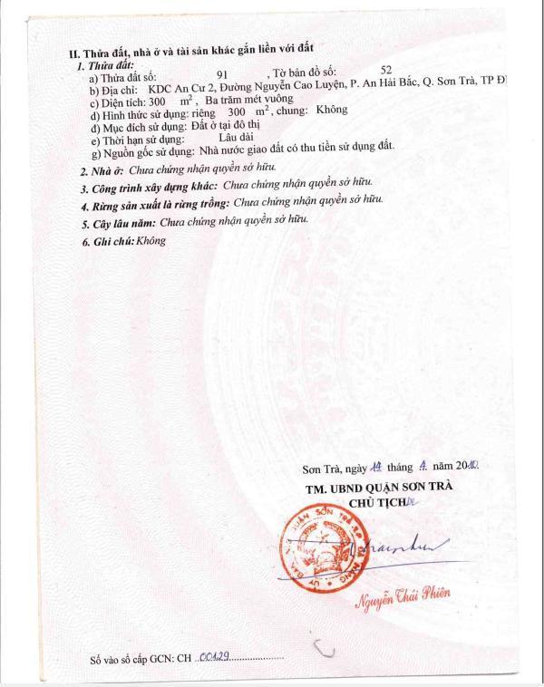 Chủ hạ giá bán nhanh 300m2 nguyễn cao luyện sát công viên biển đông  gọi huy phan