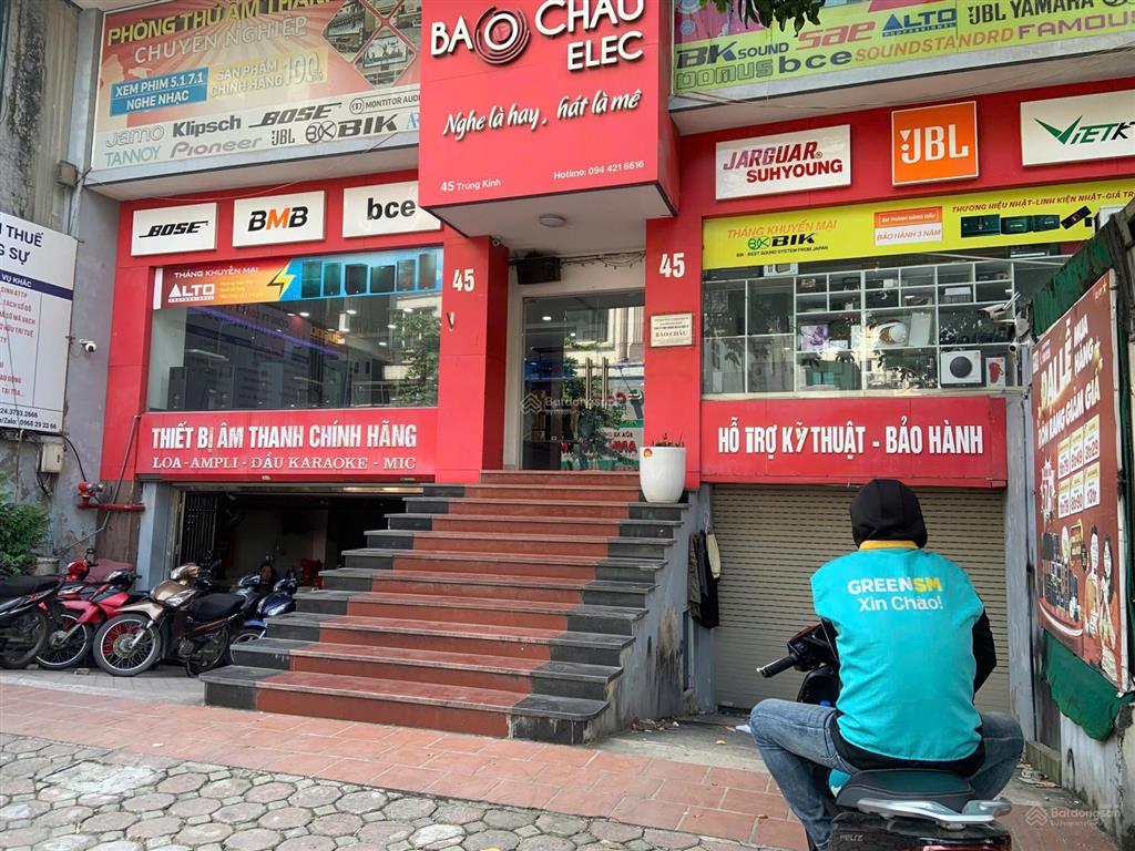 Cho thuê sàn văn phòng tầng 3, 180m2 mặt phố trung kính