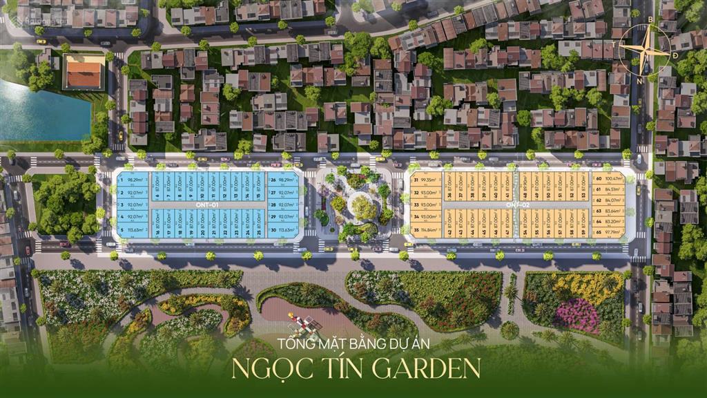 Dự án ngọc tín garden, shophouse 2 mặt tiền, thích hợp kinh doanh và ở, diện tích 87m2