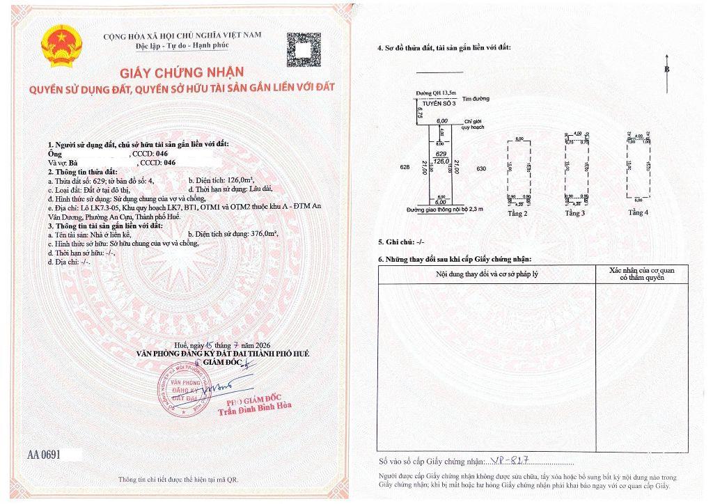 CK THUÊ LẠI 500TR/NĂM NHÀ 4 TẦNG 9 PHÒNG MẶT TIỀN ĐẠI LỘ VÕ NGUYÊN GIÁP