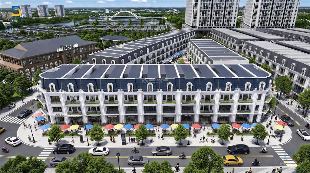 Chợ cống đã về, nhà phố 4 tầng 2 mặt tiền hot, chính thức mở bán
