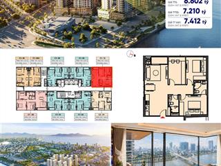 Căn 2pn + 1 trục góc giá tốt tại trung tâm đà nẵng, có chiết khấu ẩn