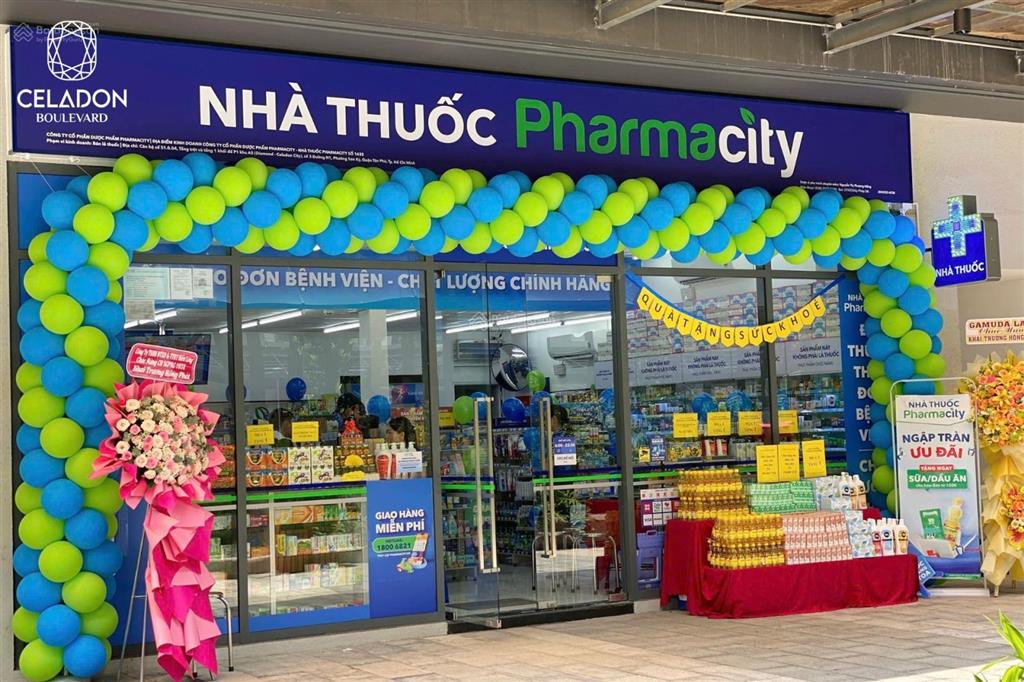 180 triệu/tháng, shophouse 700m² celadon city, mặt tiền thương mại đẹp nhất khu tây, 1 trệt 1 lửng