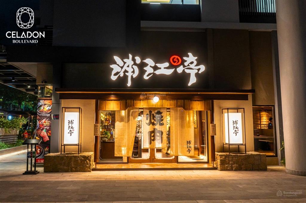 180 triệu/tháng, shophouse 700m² celadon city, mặt tiền thương mại đẹp nhất khu tây, 1 trệt 1 lửng