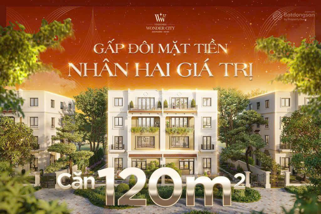 Cần bán căn liền kề 120m2 tại vinhomes đan phượng, 16 tỷ cắt lỗ gần 5 tỷ  không có căn thứ 2