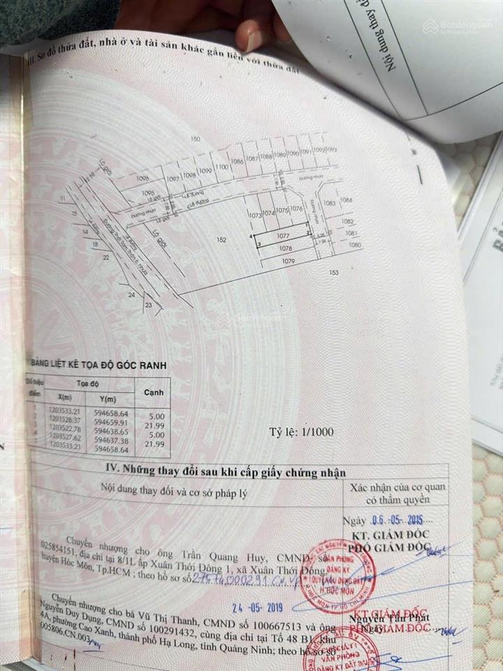 Đi nước ngoài chính chủ bán nhanh lô đất 110m2 sổ riêng, mặt tiền 5m đường nhựa cạnh trường học.