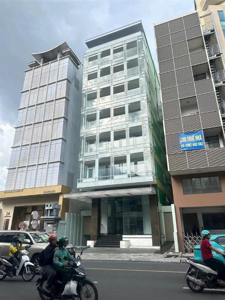 Tòa nhà văn phòng mới, góc 2 mt ngay nguyễn đình chiểu, dt 175m2, ngang 11,5m nổi bật