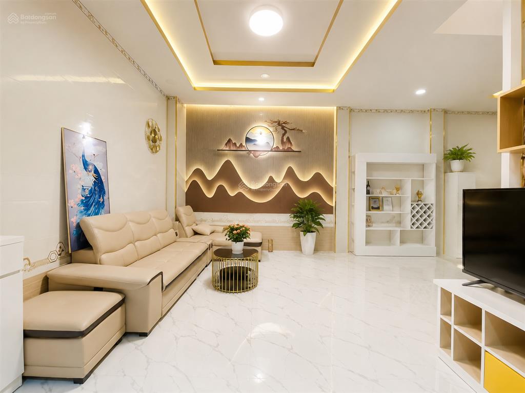 (64) nhà đẹp ở ngay thạnh lộc  giáp gò vấp gần cầu vượt ngã tư ga ngang hơn 9m  7,25tỉ