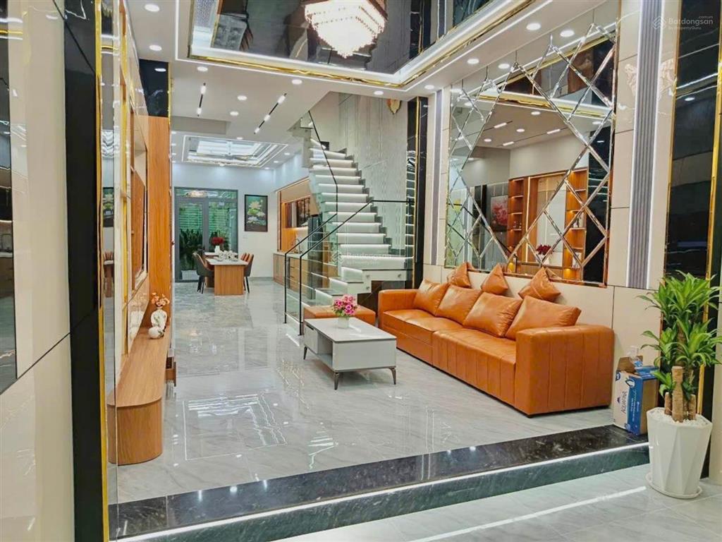 (65)  nhà 4 tầng mới xây đẹp  xe 7 chỗ ngủ trong nhà  85m2  7,35 tỉ