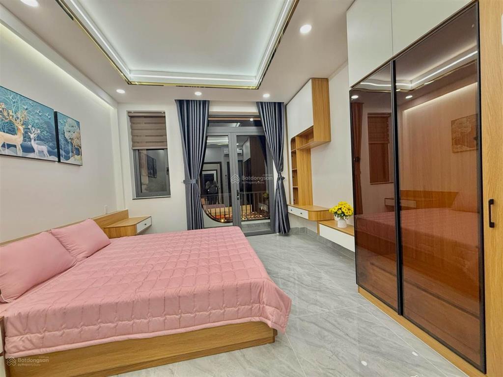 (65)  nhà 4 tầng mới xây đẹp  xe 7 chỗ ngủ trong nhà  85m2  7,35 tỉ