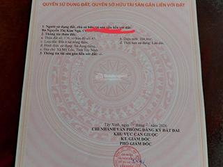 Bán đất thổ cư xây nhà ngay  tây ninh   giá chỉ 700 triệu