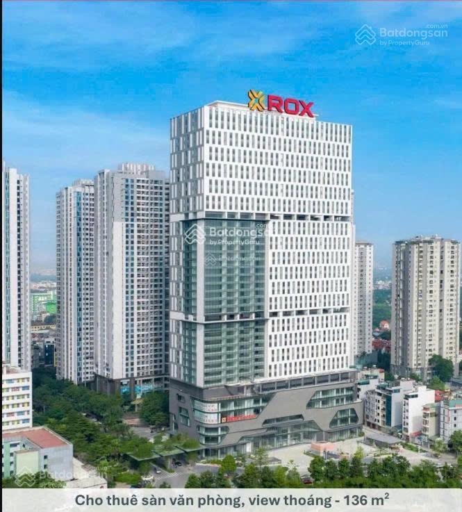 Văn phòng hạng a tại rox tower  tầng cao, căn góc đẹp, phù hợp doanh nghiệp 15  30 nhân sự