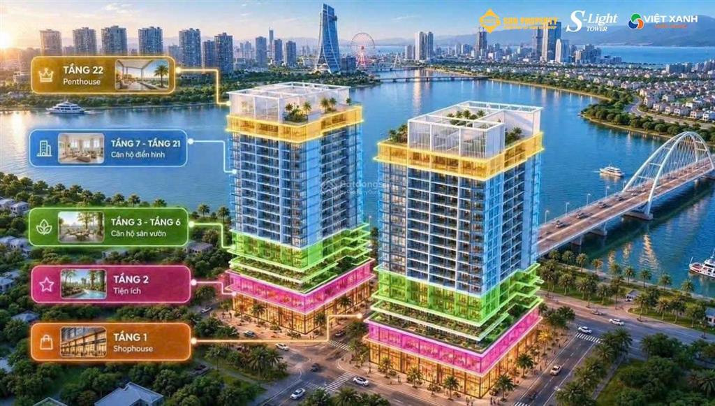 Độc quyền, studio slight tầng 15, căn sl1.15.11 view sông, pháo hoa diff, giá tốt giai đoạn đầu