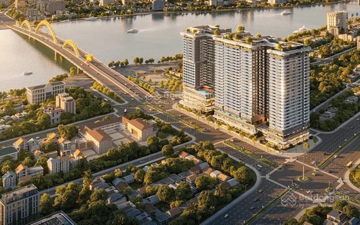 Bán căn hộ the legend đà nẵng 1pn 57,4m2 | mã căn i.1012b | view cầu rồng | giá chỉ 6,696 tỷ