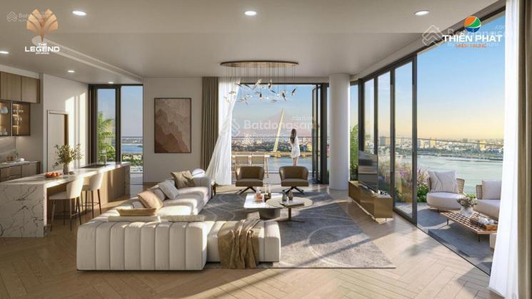 Bán căn hộ the legend đà nẵng 1pn 57,4m2 | mã căn i.1012b | view cầu rồng | giá chỉ 6,696 tỷ