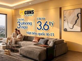 Căn hộ 3pn bcons newsky  không gian rộng rãi cho gia đình đa thế hệ